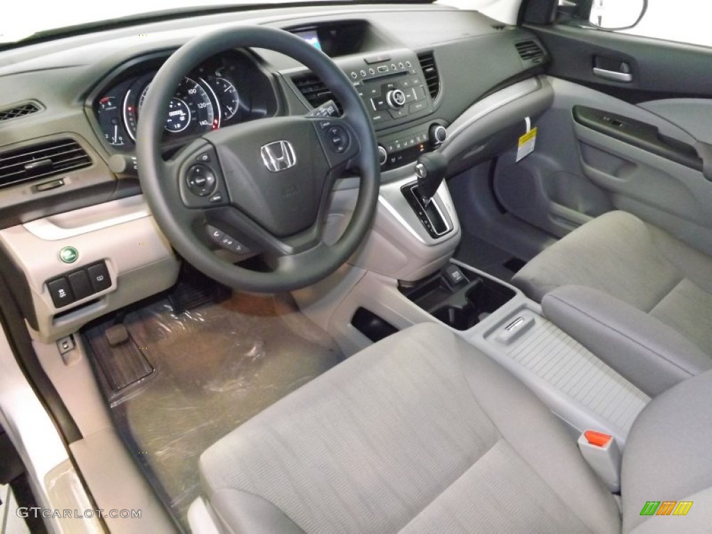 2014 CR-V LX - Alabaster Silver Metallic / Gray photo #11