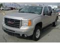 2008 Silver Birch Metallic GMC Sierra 2500HD SLT Z71 Crew Cab 4x4  photo #1