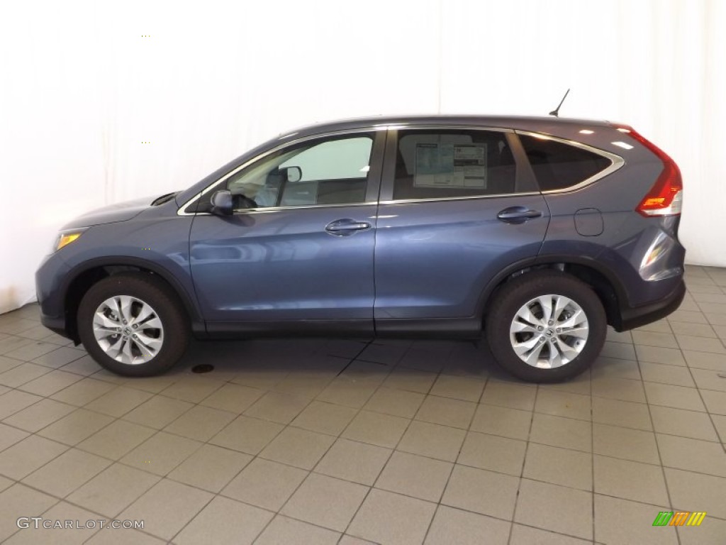 2014 CR-V EX - Twilight Blue Metallic / Gray photo #8