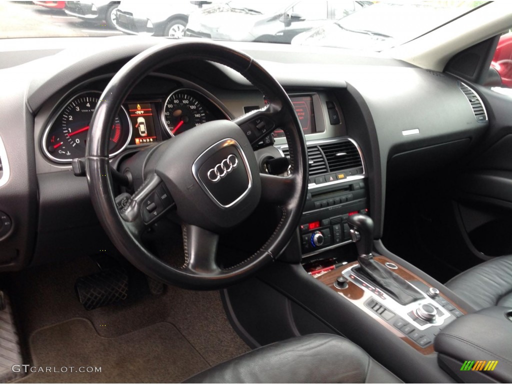 Black Interior 2007 Audi Q7 4.2 quattro Photo #89296962