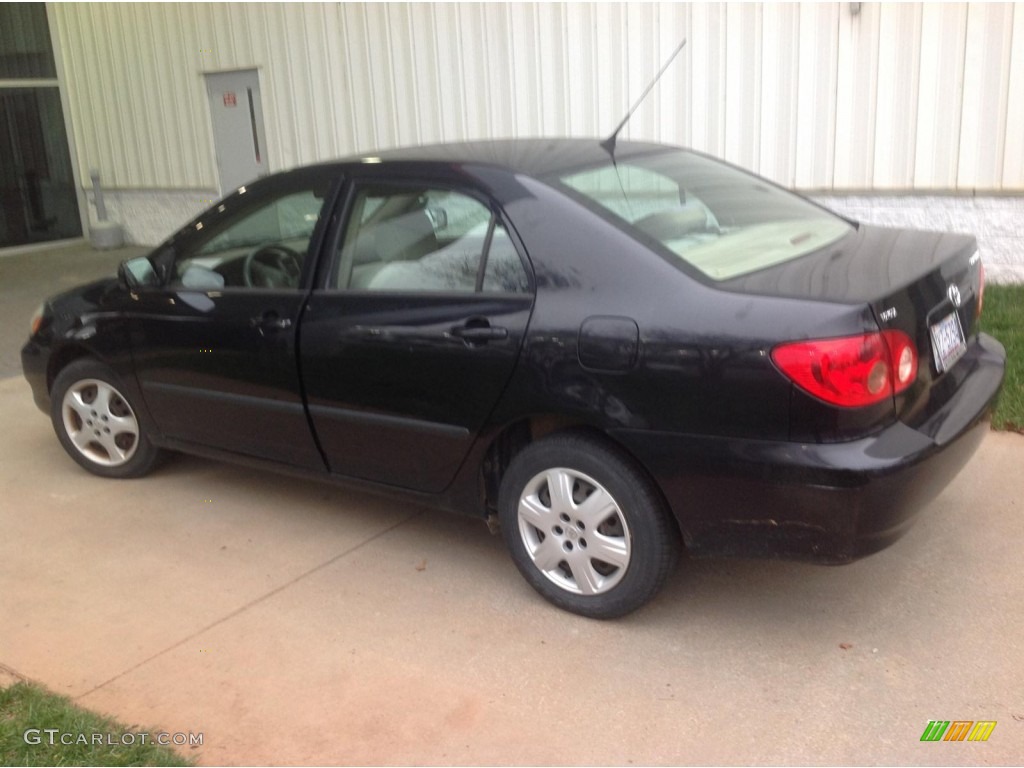 2006 Corolla CE - Black Sand Pearl / Beige photo #4