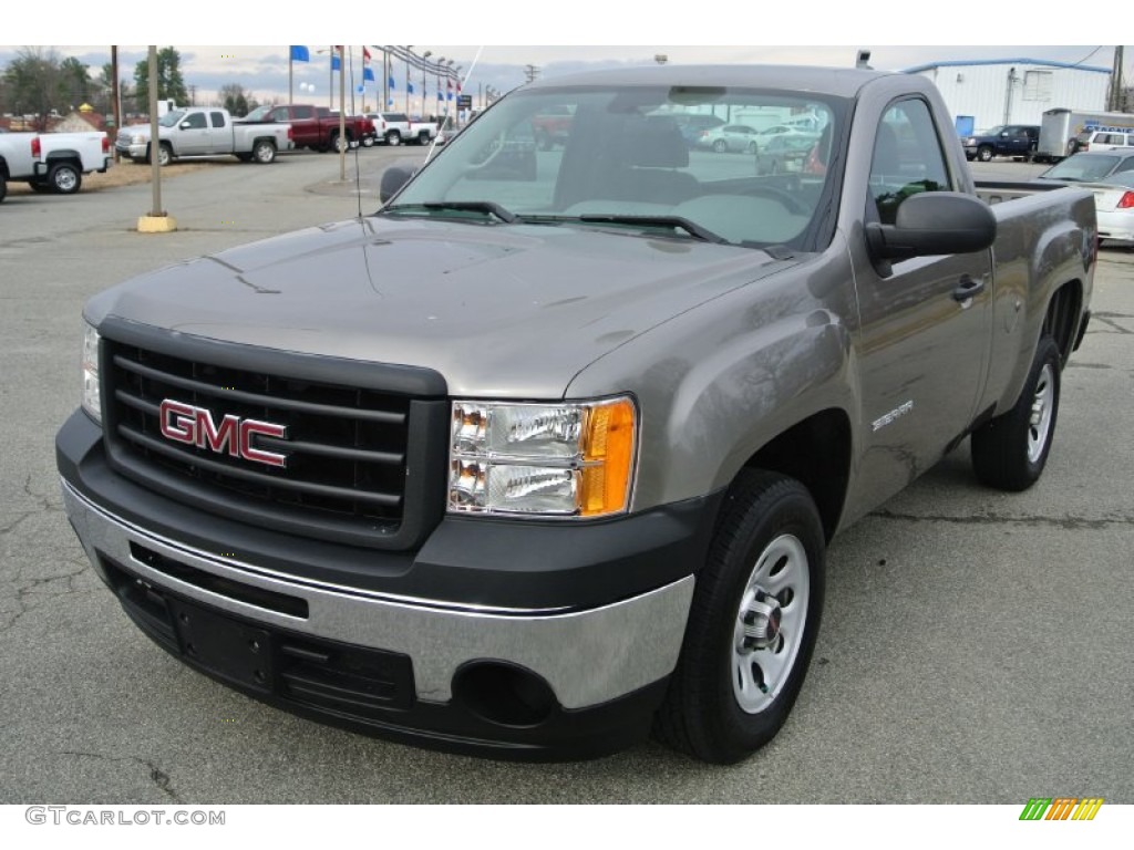 2013 Sierra 1500 Regular Cab - Steel Gray Metallic / Dark Titanium photo #1