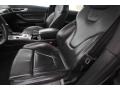 2007 Audi S6 Black Interior Front Seat Photo