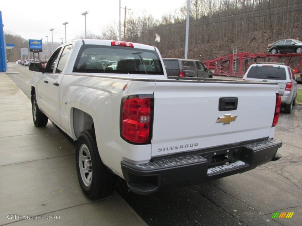 2014 Silverado 1500 WT Double Cab 4x4 - Summit White / Jet Black/Dark Ash photo #7