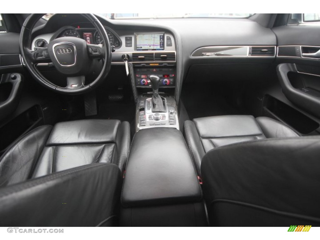 2007 Audi S6 5.2 quattro Sedan Black Dashboard Photo #89298444
