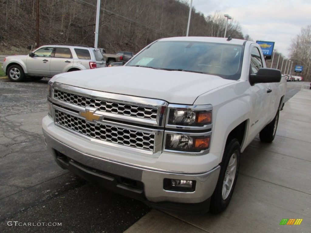 2014 Silverado 1500 LT Regular Cab 4x4 - Summit White / Jet Black photo #7