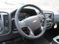 Jet Black Steering Wheel Photo for 2014 Chevrolet Silverado 1500 #89298786