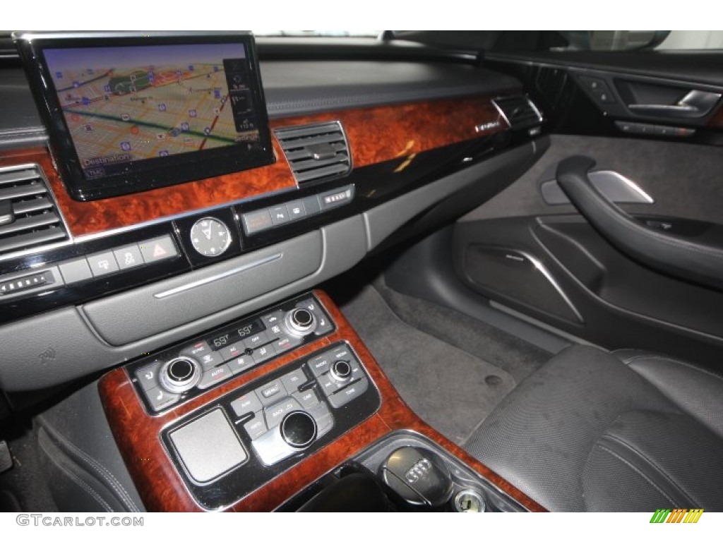 2011 A8 L 4.2 FSI quattro - Quartz Grey Metallic / Black photo #17