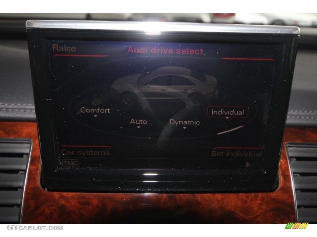 2011 A8 L 4.2 FSI quattro - Quartz Grey Metallic / Black photo #24