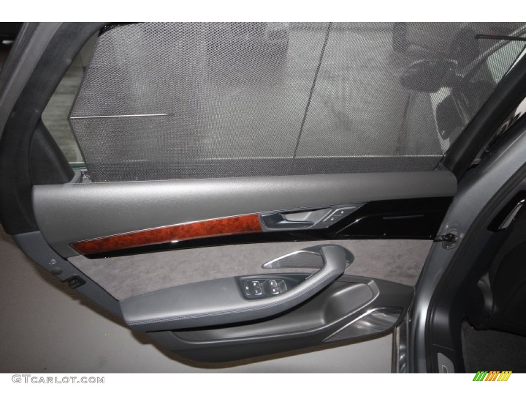 2011 A8 L 4.2 FSI quattro - Quartz Grey Metallic / Black photo #32