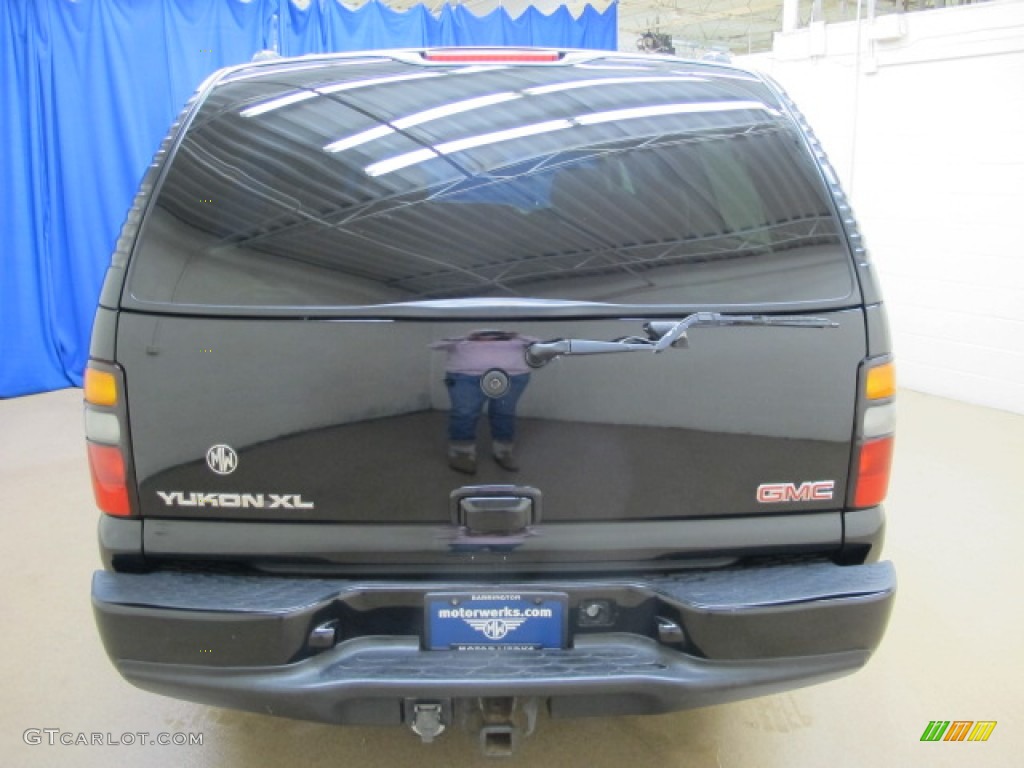 2004 Yukon XL Denali AWD - Onyx Black / Stone Gray photo #12