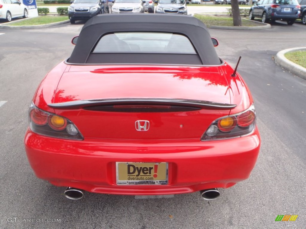 2006 S2000 Roadster - New Formula Red / Black photo #4
