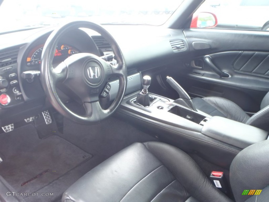 Black Interior 2006 Honda S2000 Roadster Photo #89301715