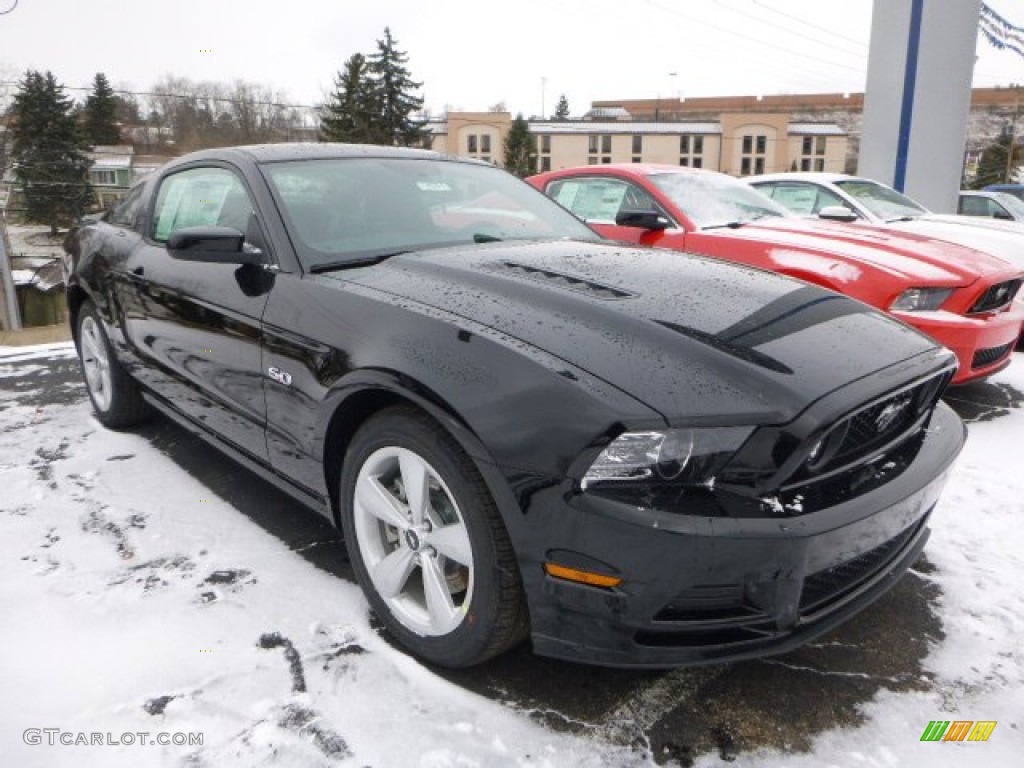 2014 Mustang GT Coupe - Black / Charcoal Black photo #1