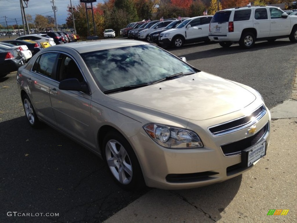 2012 Malibu LS - Gold Mist Metallic / Cocoa/Cashmere photo #5