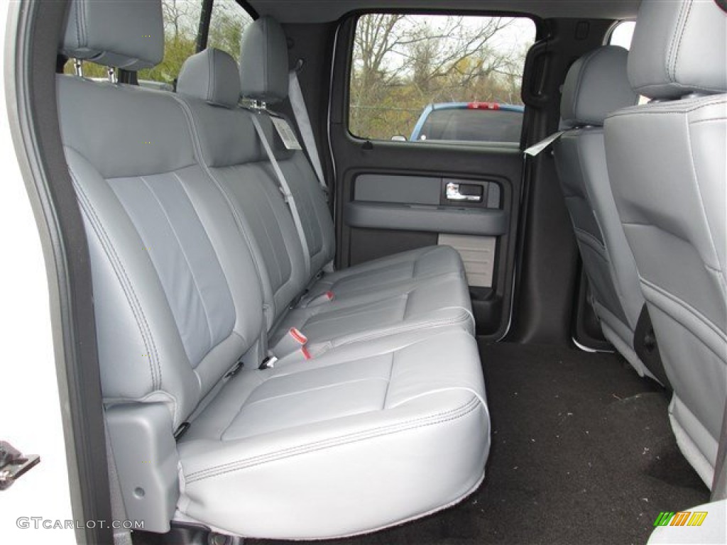 2014 F150 XLT SuperCrew - Oxford White / Steel Grey photo #12