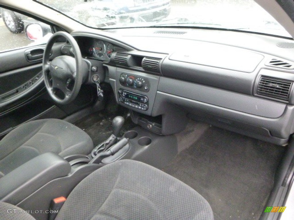 2004 Chrysler Sebring LX Sedan Dark Slate Gray Dashboard Photo #89303975