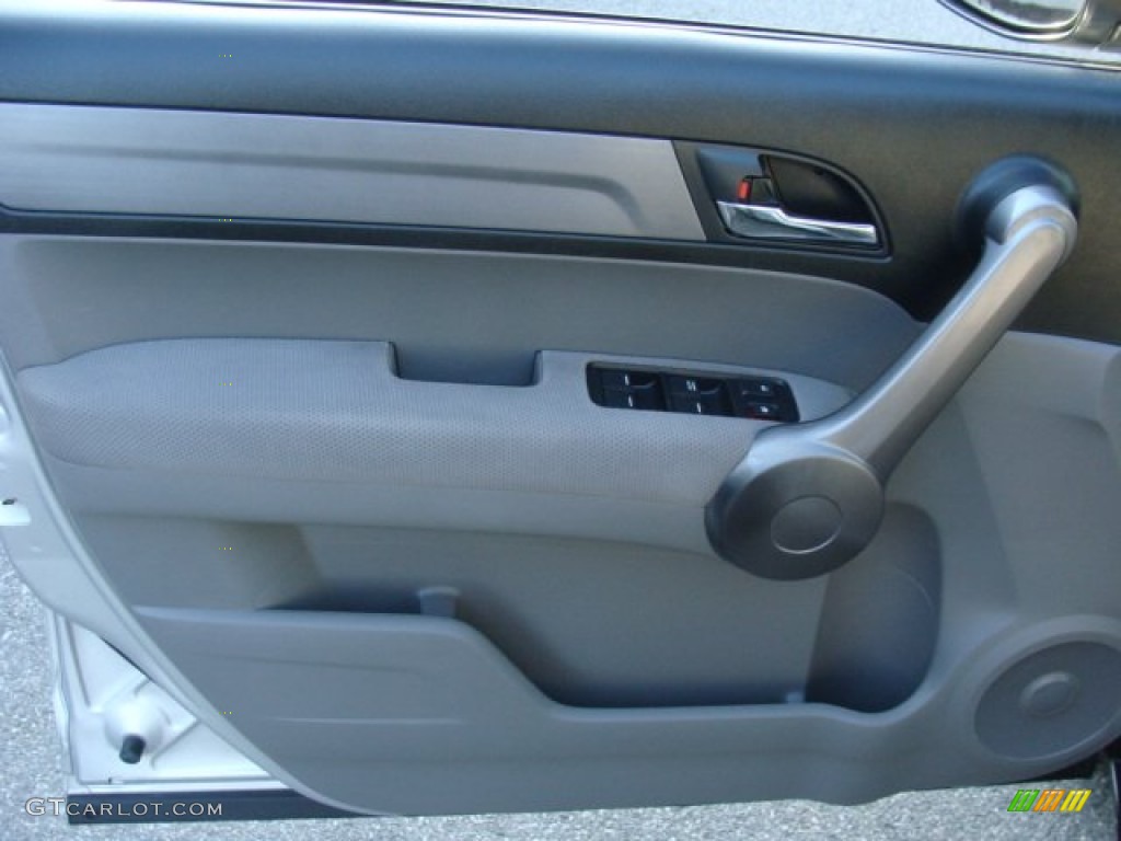 2009 CR-V EX 4WD - Alabaster Silver Metallic / Gray photo #7