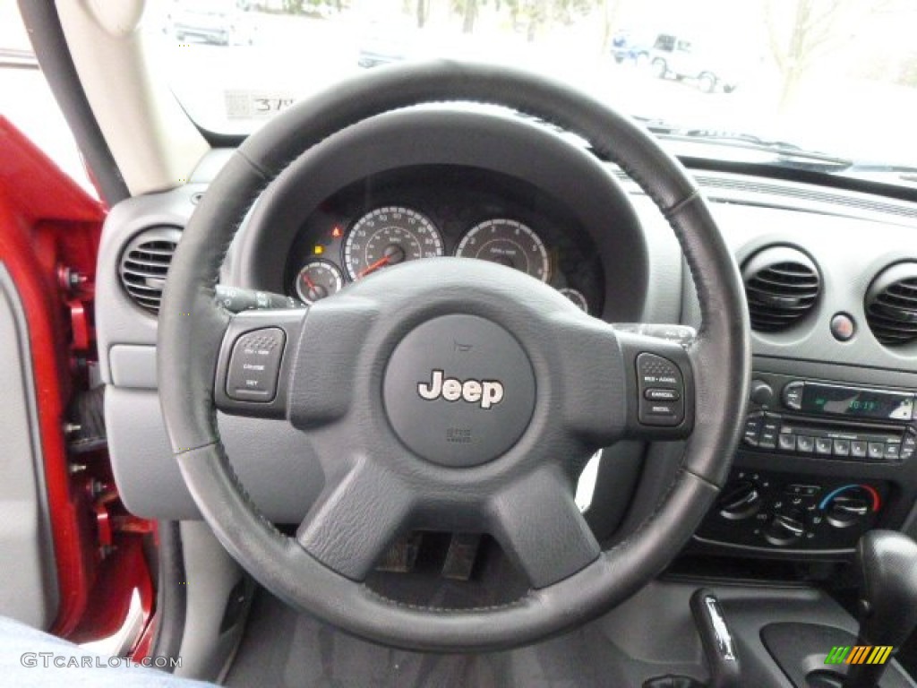 2006 Liberty Sport 4x4 - Inferno Red Pearl / Medium Slate Gray photo #18