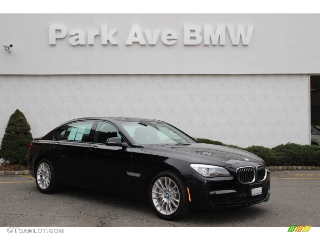 2013 7 Series 750Li xDrive Sedan - Black Sapphire Metallic / Black photo #1