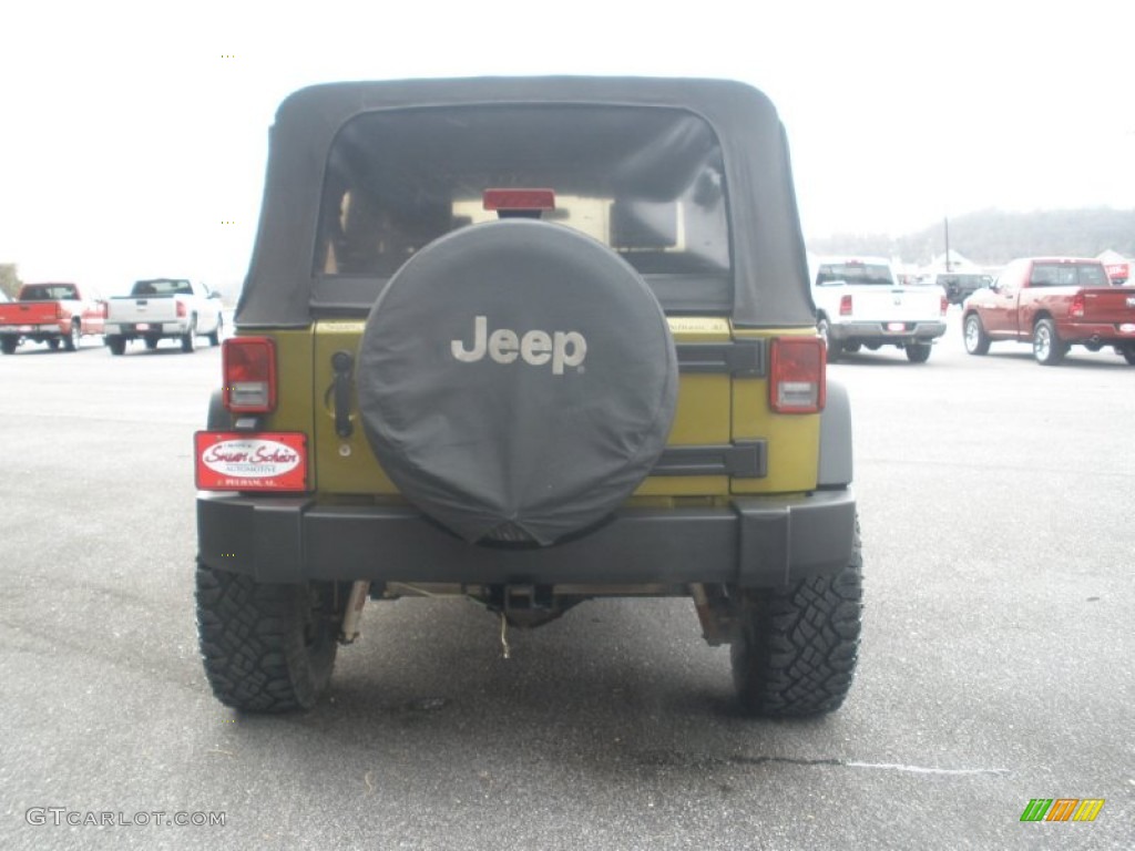 2007 Wrangler Unlimited X 4x4 - Rescue Green Metallic / Dark Slate Gray/Medium Slate Gray photo #4