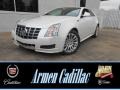 White Diamond Tricoat 2014 Cadillac CTS 4 Coupe AWD