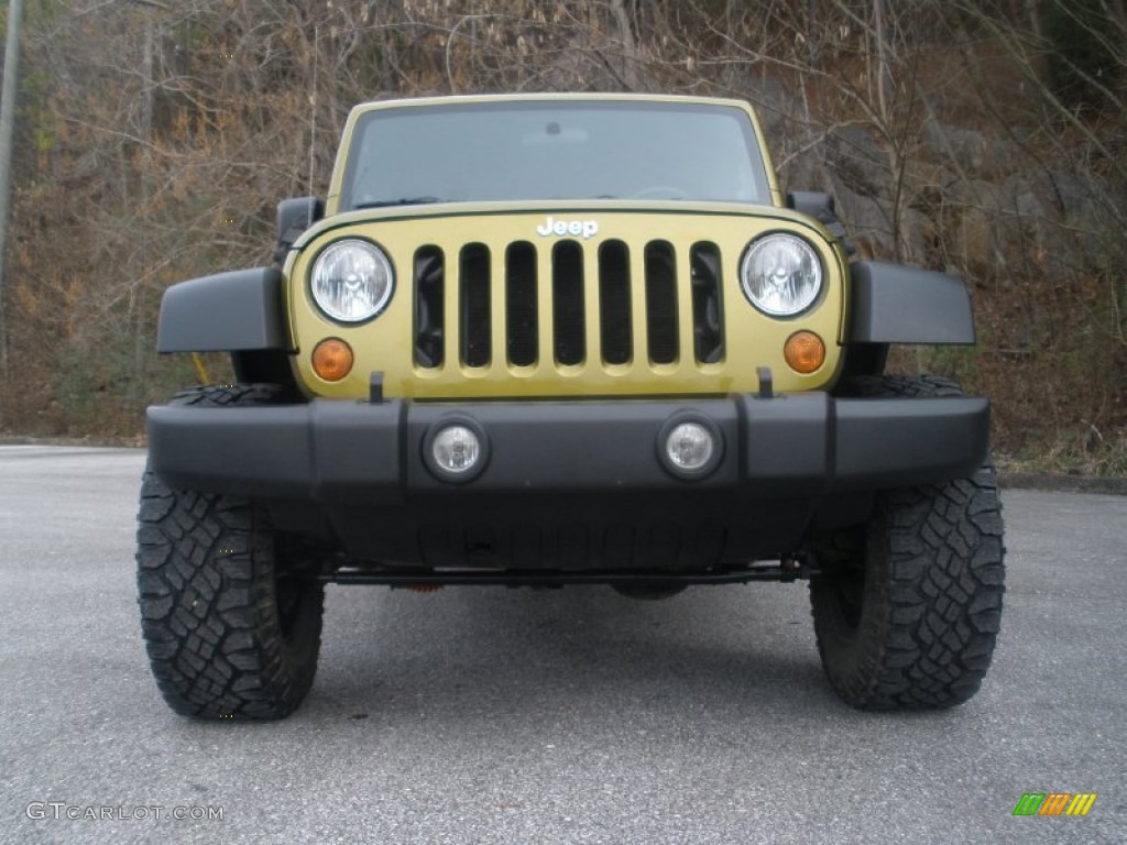 2007 Wrangler Unlimited X 4x4 - Rescue Green Metallic / Dark Slate Gray/Medium Slate Gray photo #8