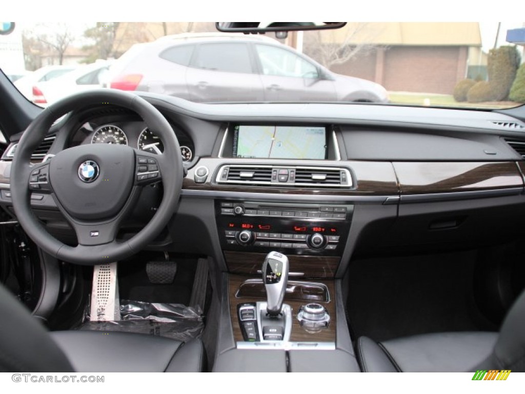 2013 BMW 7 Series 750Li xDrive Sedan Black Dashboard Photo #89306354