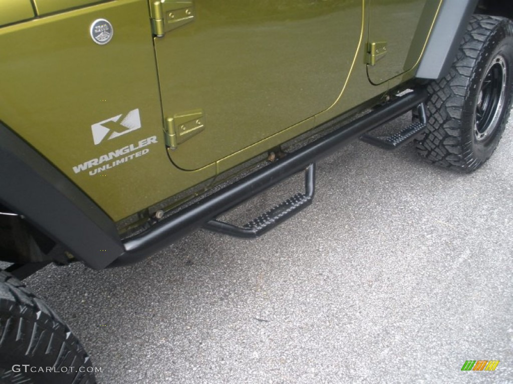 2007 Wrangler Unlimited X 4x4 - Rescue Green Metallic / Dark Slate Gray/Medium Slate Gray photo #18