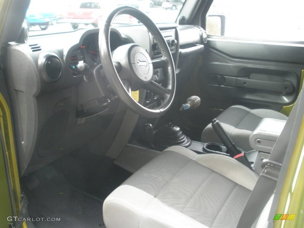 2007 Wrangler Unlimited X 4x4 - Rescue Green Metallic / Dark Slate Gray/Medium Slate Gray photo #19