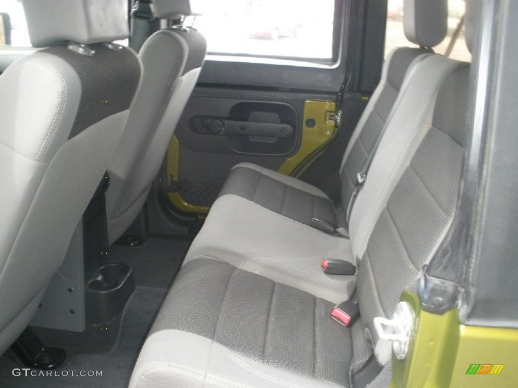 2007 Wrangler Unlimited X 4x4 - Rescue Green Metallic / Dark Slate Gray/Medium Slate Gray photo #20