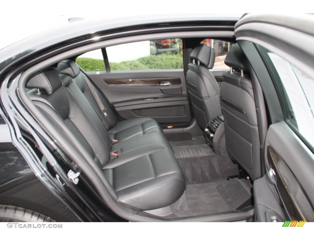 2013 BMW 7 Series 750Li xDrive Sedan Rear Seat Photo #89306585