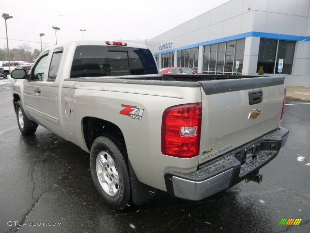 2009 Silverado 1500 LT Extended Cab 4x4 - Silver Birch Metallic / Ebony photo #3