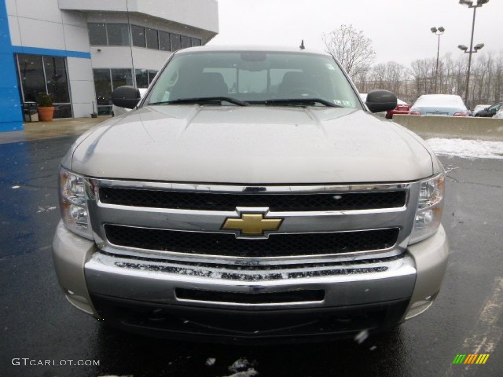 2009 Silverado 1500 LT Extended Cab 4x4 - Silver Birch Metallic / Ebony photo #8