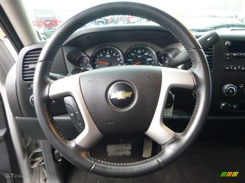 2009 Silverado 1500 LT Extended Cab 4x4 - Silver Birch Metallic / Ebony photo #17