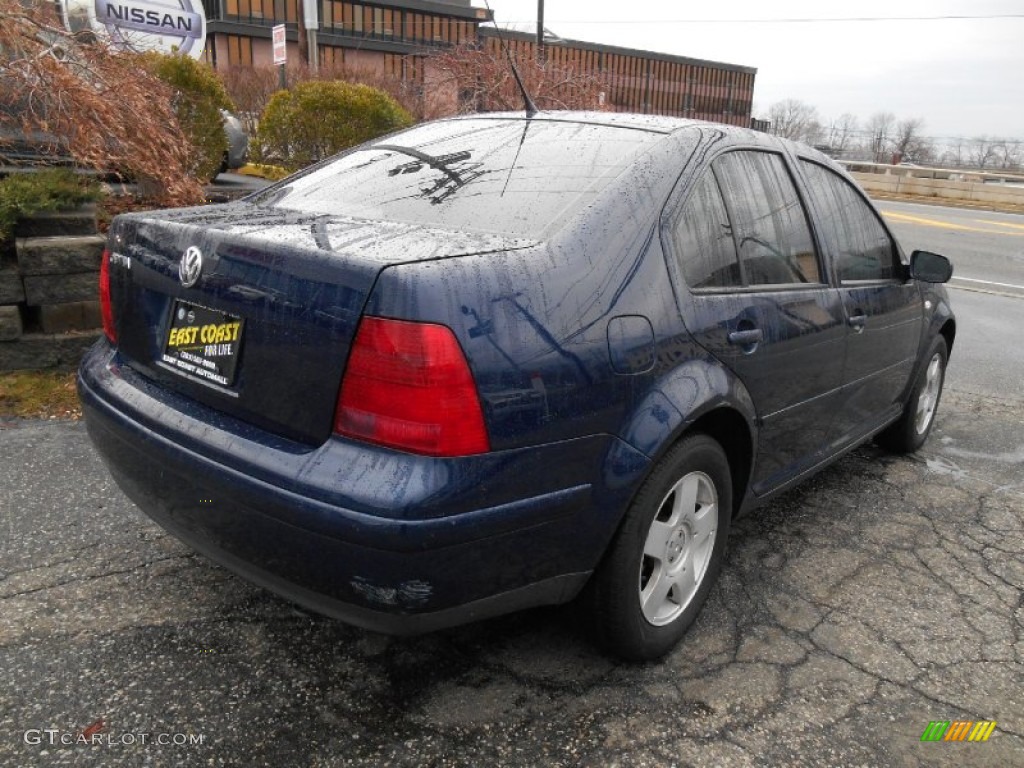 2002 Jetta GLS Sedan - Indigo Blue / Black photo #4