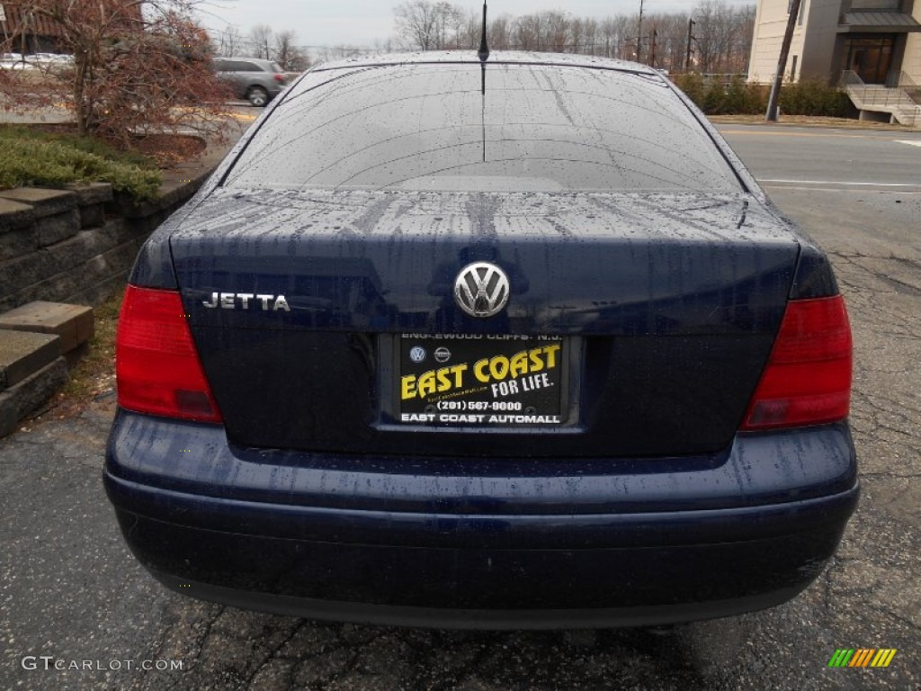 2002 Jetta GLS Sedan - Indigo Blue / Black photo #5