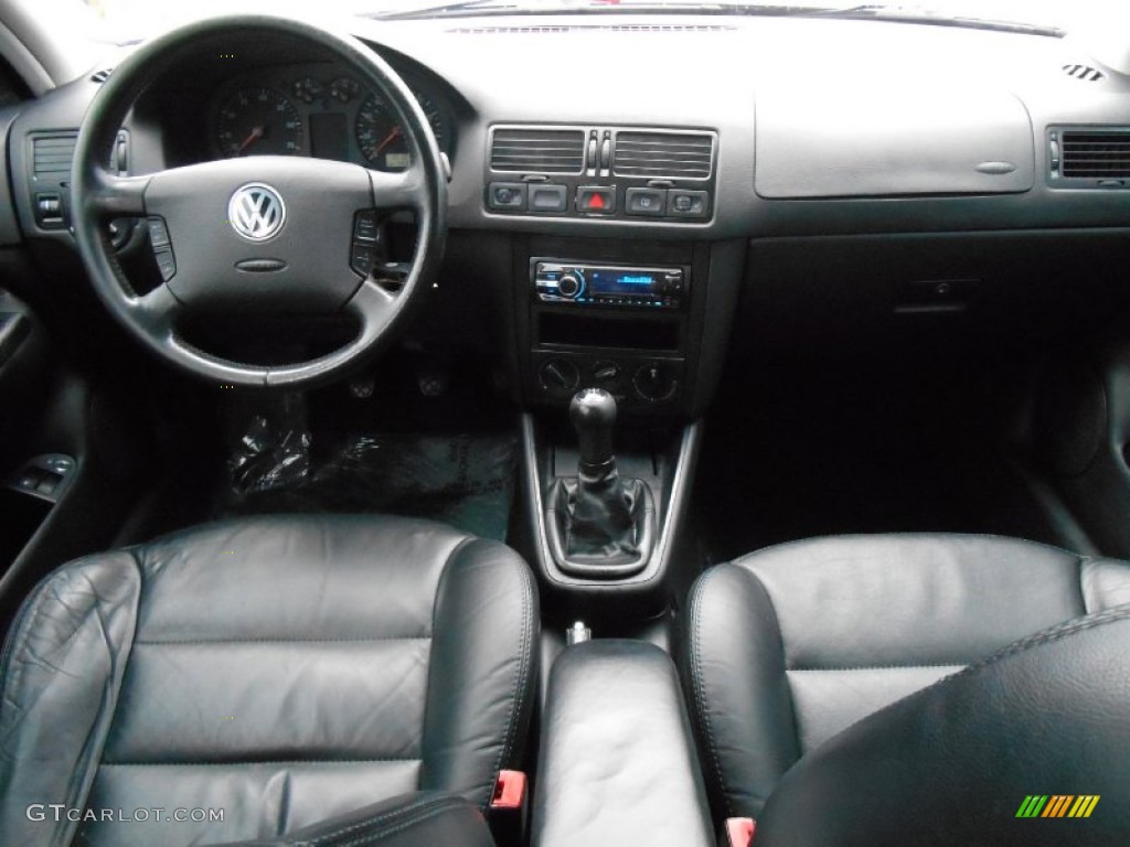 2002 Jetta GLS Sedan - Indigo Blue / Black photo #9