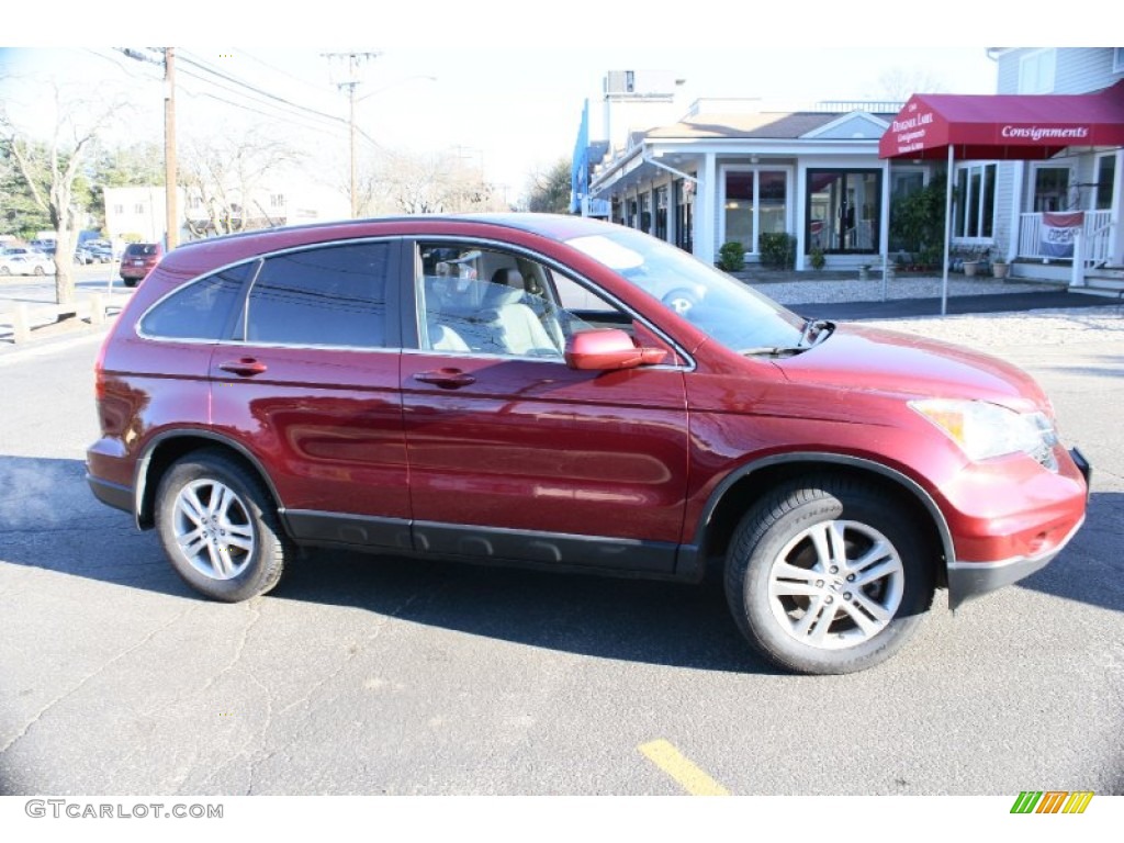 2011 CR-V EX-L 4WD - Tango Red Pearl / Ivory photo #4