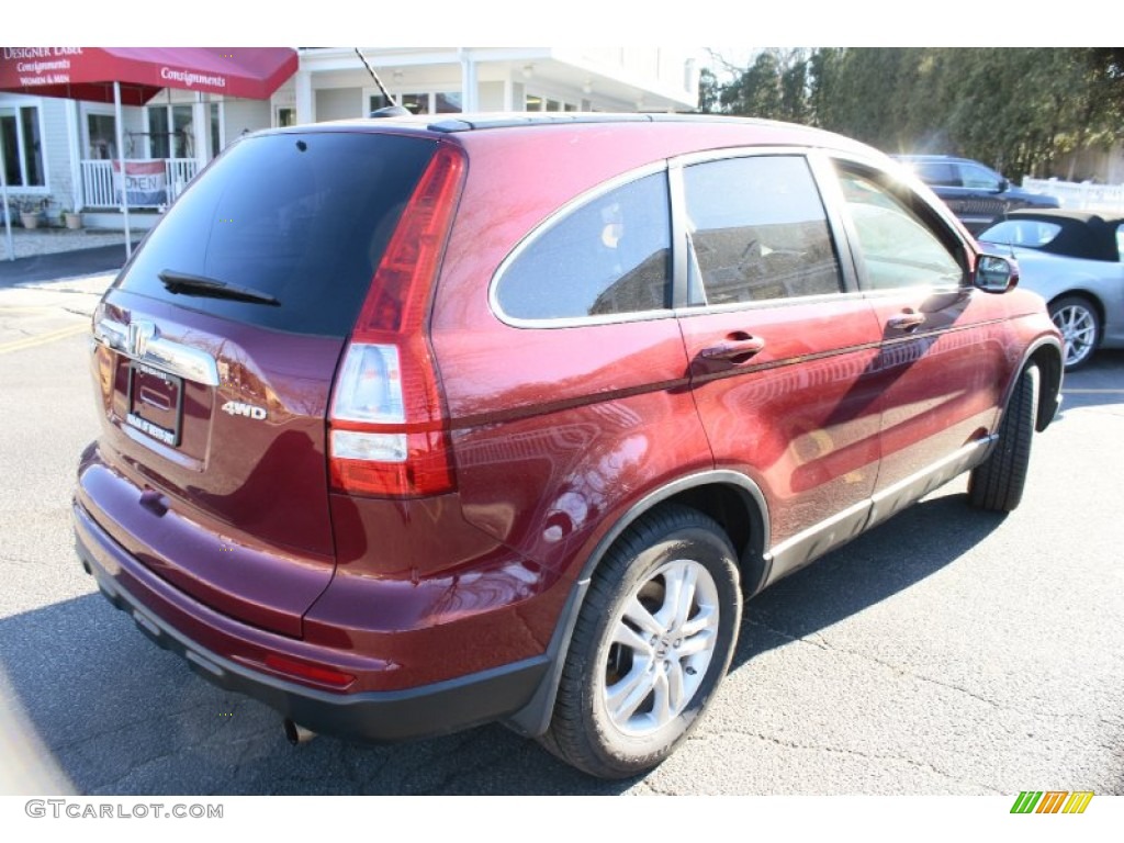 2011 CR-V EX-L 4WD - Tango Red Pearl / Ivory photo #6