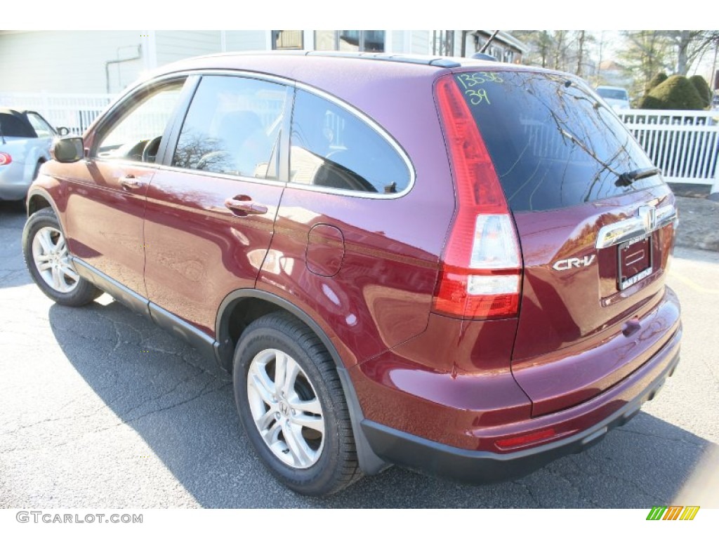 2011 CR-V EX-L 4WD - Tango Red Pearl / Ivory photo #10