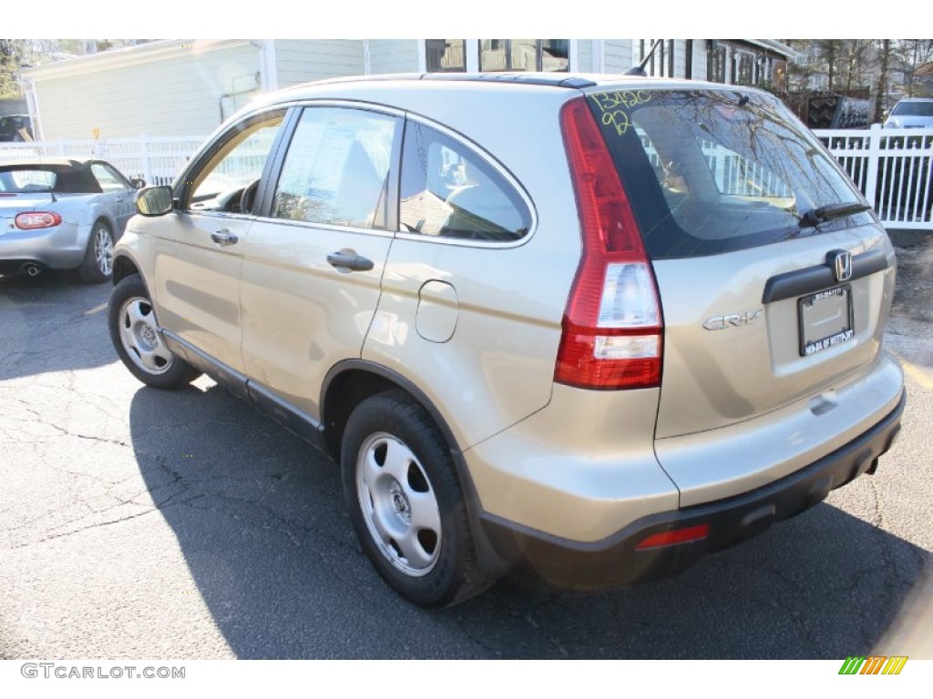 2008 CR-V LX 4WD - Borrego Beige Metallic / Ivory photo #11