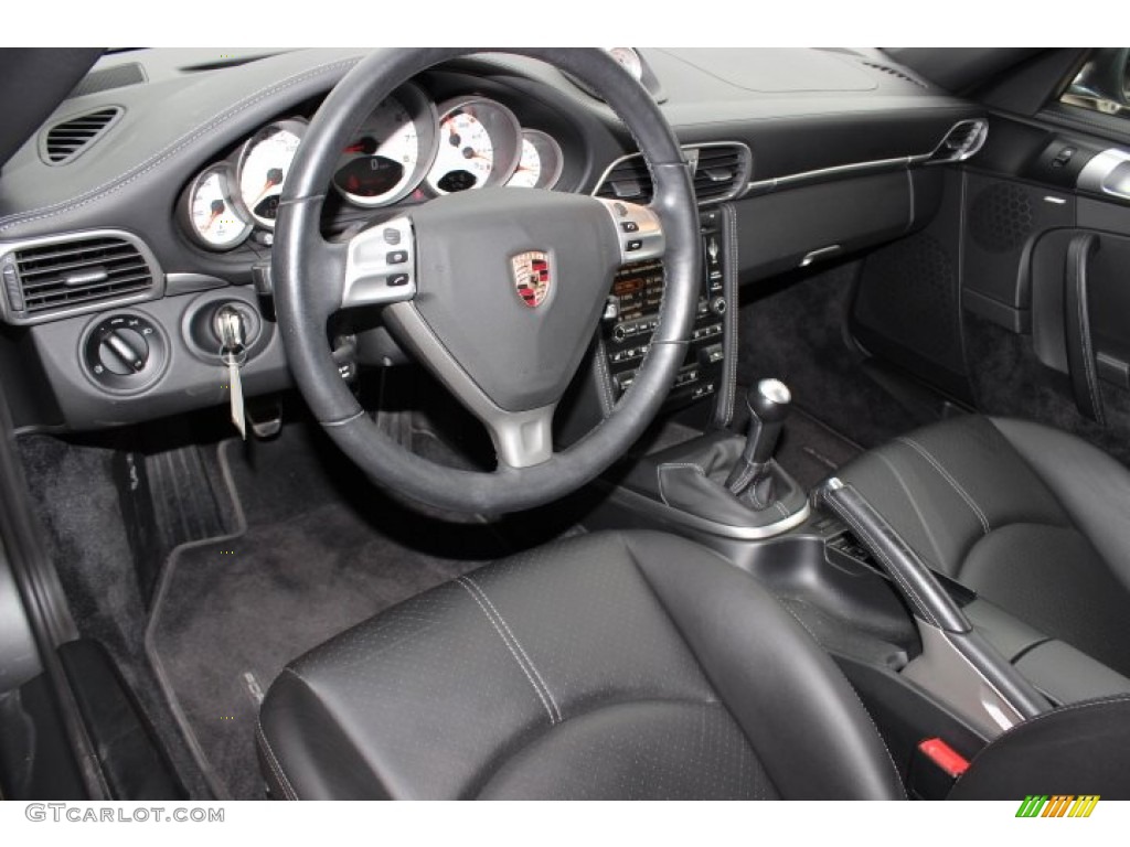 2009 911 Carrera S Coupe - Meteor Grey Metallic / Black photo #16