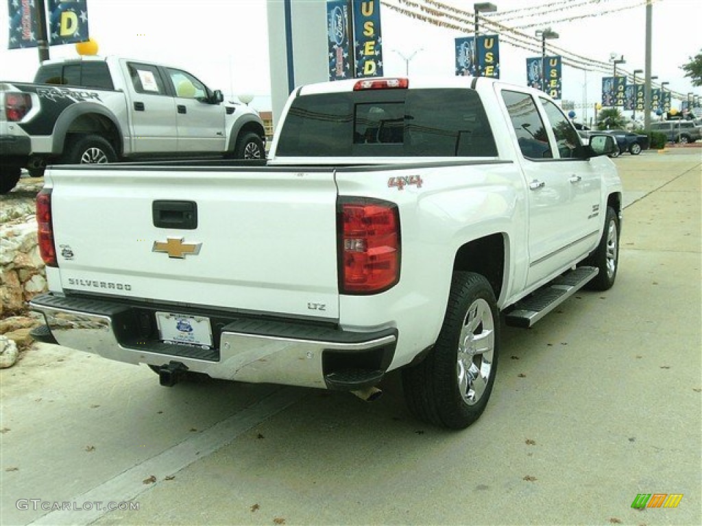 2014 Silverado 1500 LTZ Crew Cab 4x4 - Summit White / Cocoa/Dune photo #10