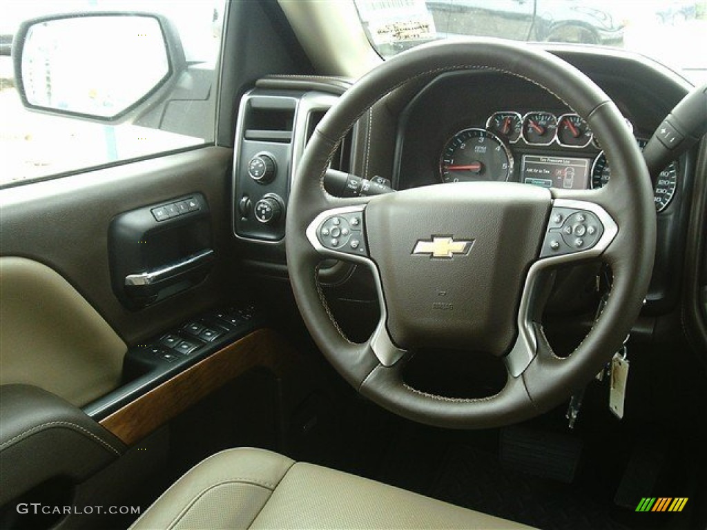 2014 Silverado 1500 LTZ Crew Cab 4x4 - Summit White / Cocoa/Dune photo #28