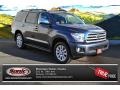 Magnetic Gray Metallic 2012 Toyota Sequoia Platinum 4WD
