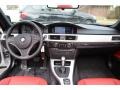 Coral Red/Black Dakota Leather 2011 BMW 3 Series 328i Convertible Dashboard