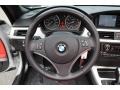 Coral Red/Black Dakota Leather Steering Wheel Photo for 2011 BMW 3 Series #89311535