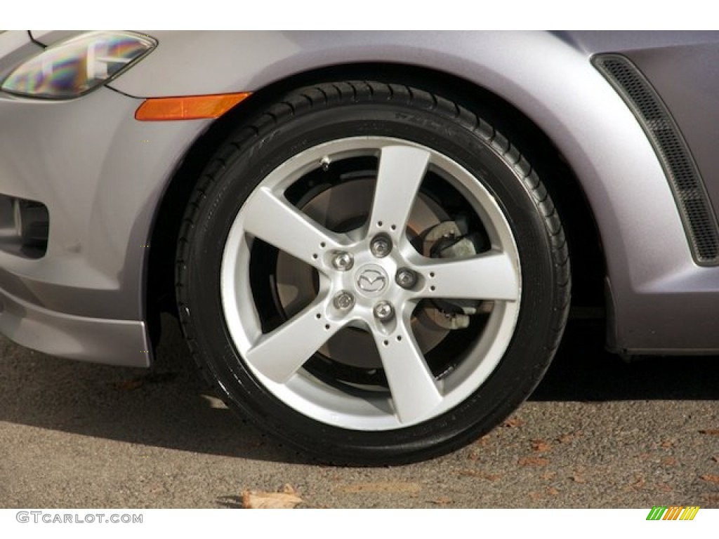 2004 RX-8 Sport - Titanium Gray Metallic / Black photo #31