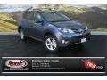 2014 Shoreline Blue Pearl Toyota RAV4 XLE AWD  photo #1